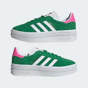 NWT | Adidas Gazelle Bold Green/Pink Size 6 (**could fit 6.5)